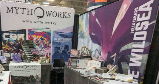 Mythworks' Display from Gamehole Con 2024