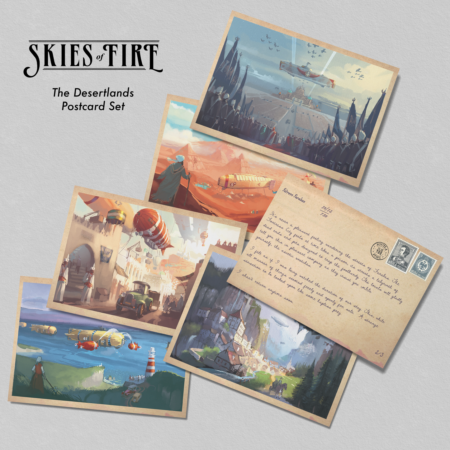 Skies of Fire Postcard Sets