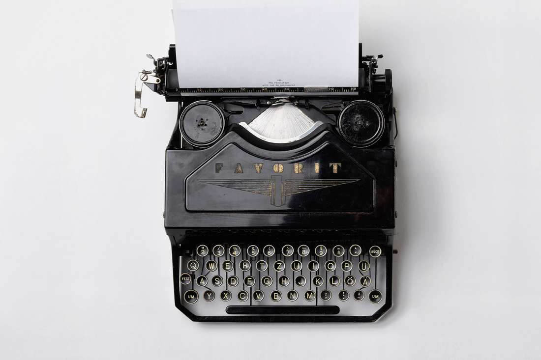 Typewriter by Florian Klauer Writing Creating